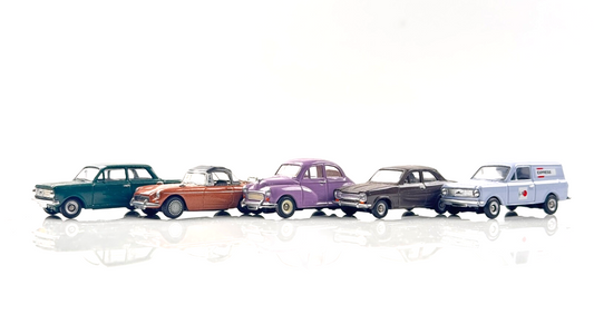 OXFORD DIECAST/EQUIVALENT 1/76 SCALE - 5 X ASSORTED PASSENGER VEHICLES - UB