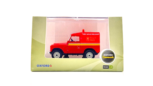 OXFORD DIECAST 1/43 SCALE - 43LR2AS002 - LAND ROVER ROYAL MAIL POST BREHINOL