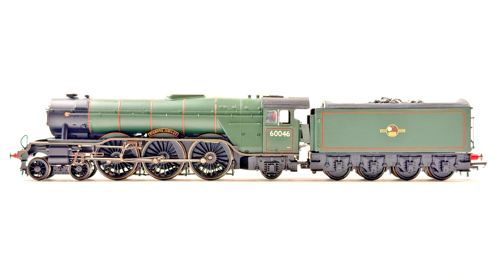 HORNBY 00 GAUGE - LOCO DRIVE BR 4-6-2 CLASS A3 60046 DIAMOND JUBILEE U ...
