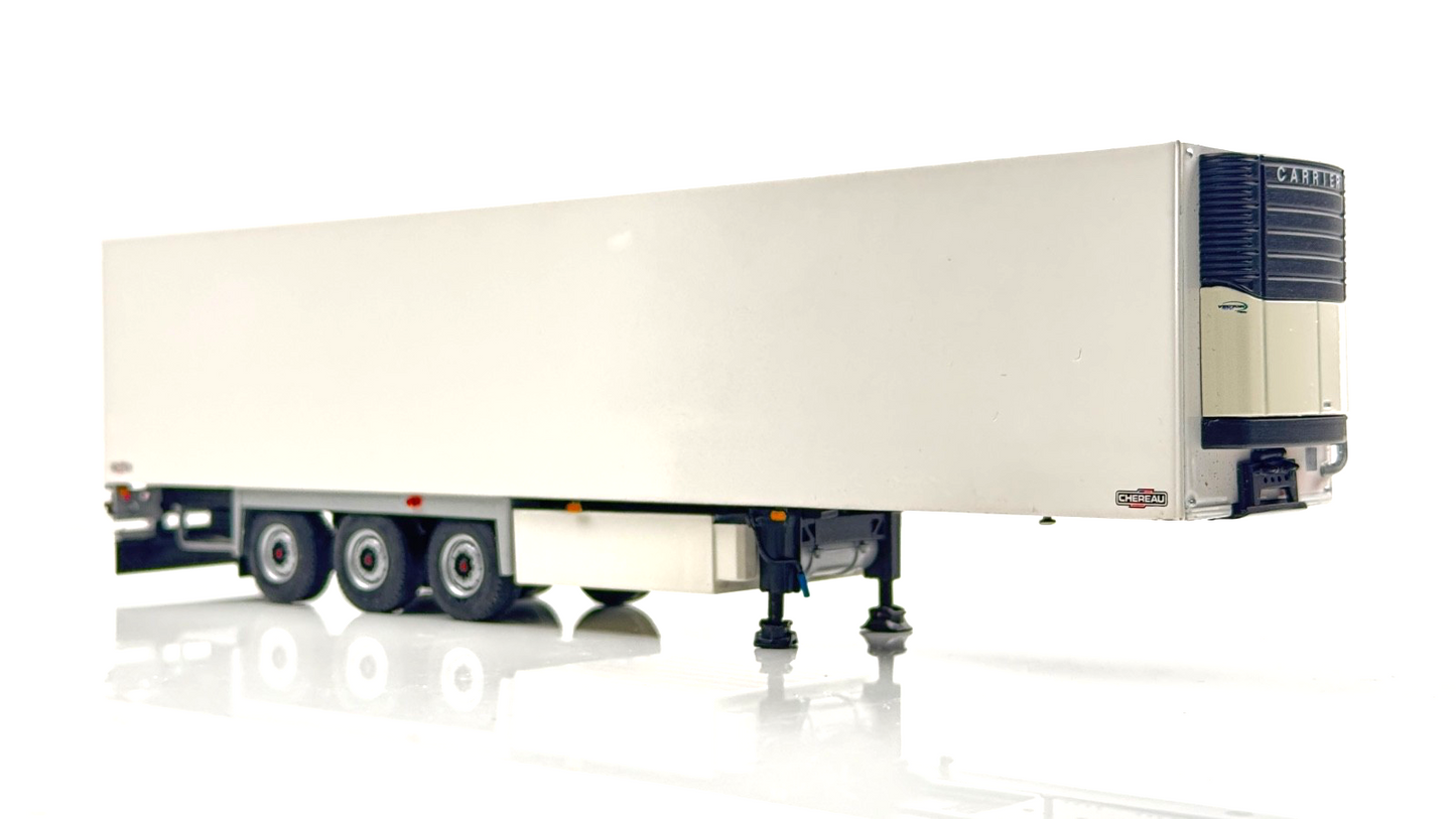 WSI 1/50 SCALE - 03-1073 - CURTAINSIDE TRAILER 3 AXLE PLAIN WHITE BOXED