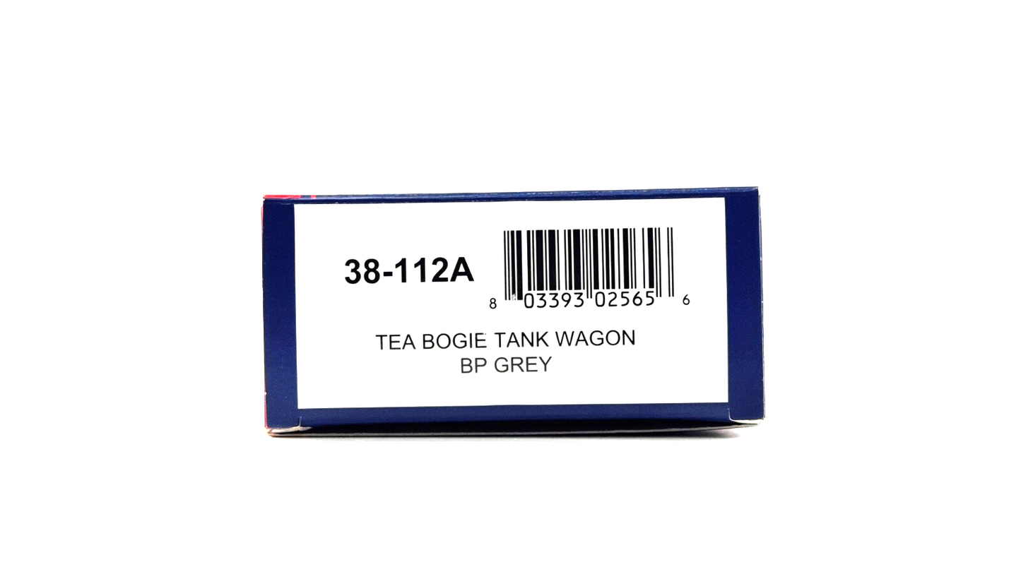 BACHMANN 00 GAUGE - 38-112A - 100 TON BOGIE TANK WAGON TEA BP GREY - BOXED