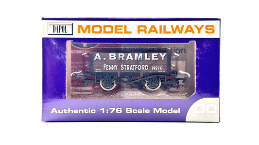 DAPOL 00 GAUGE - A. BRAMLEY FENNY STRATFORD PLANK WAGON NO.16 (LIMITED EDITION)