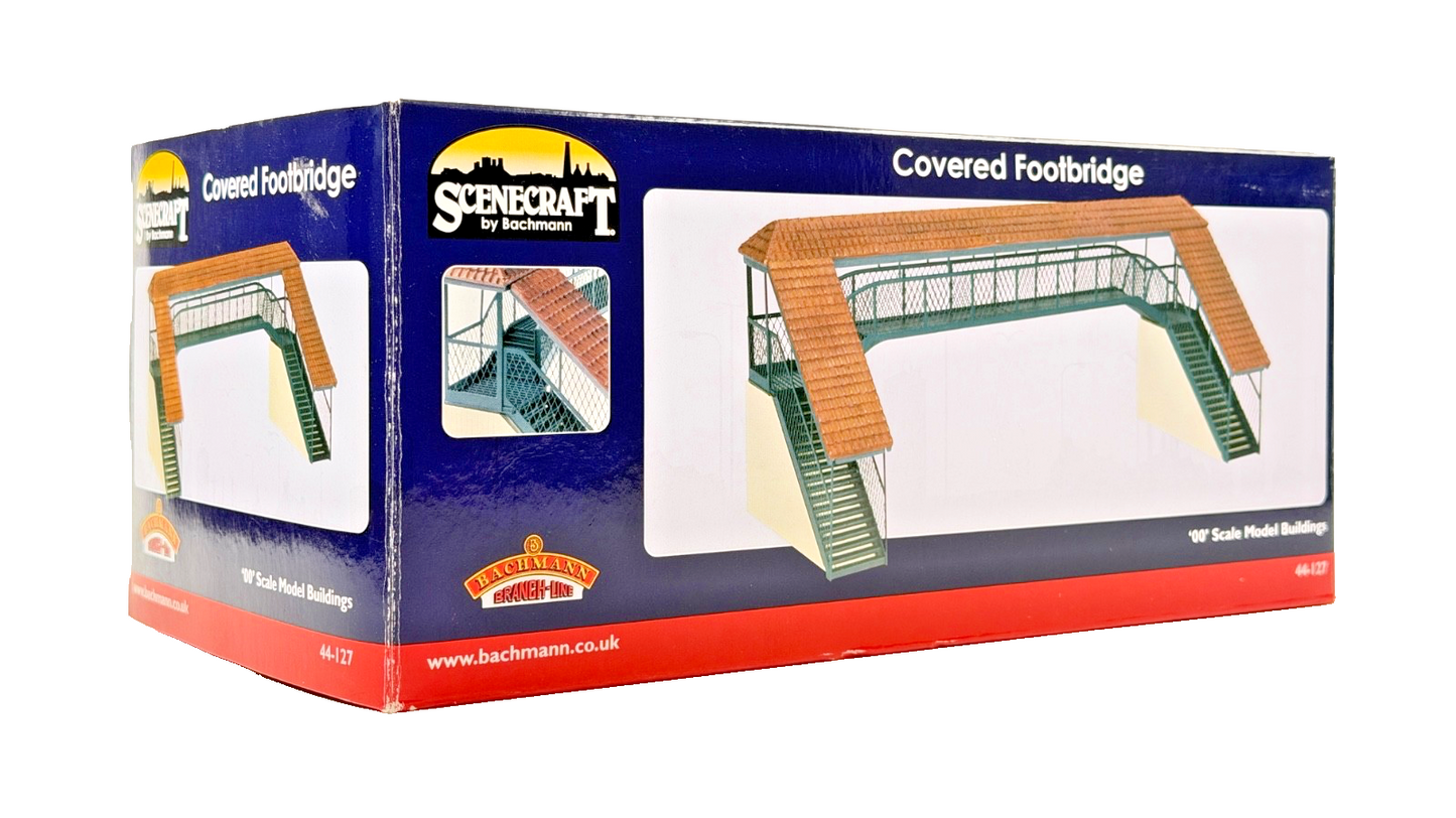 BACHMANN 00 GAUGE SCENECRAFT - 44-127 - COVERED FOOTBRIDGE - BOXED