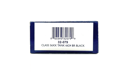 BACHMANN 00 GAUGE - 32-079 - CLASS 56XX TANK 6624 BR BLACK - BOXED