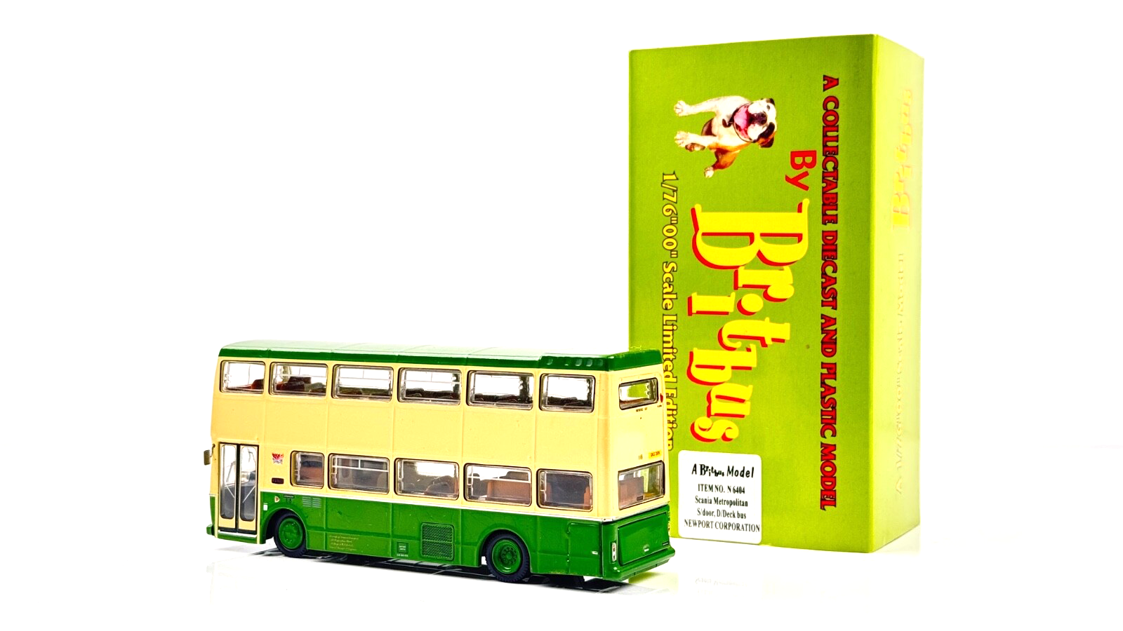 BRITBUS 1/76 SCALE - N6404 - SCANIA METROPOLITAN NEWPORT CORPORATION - IMPERFECT
