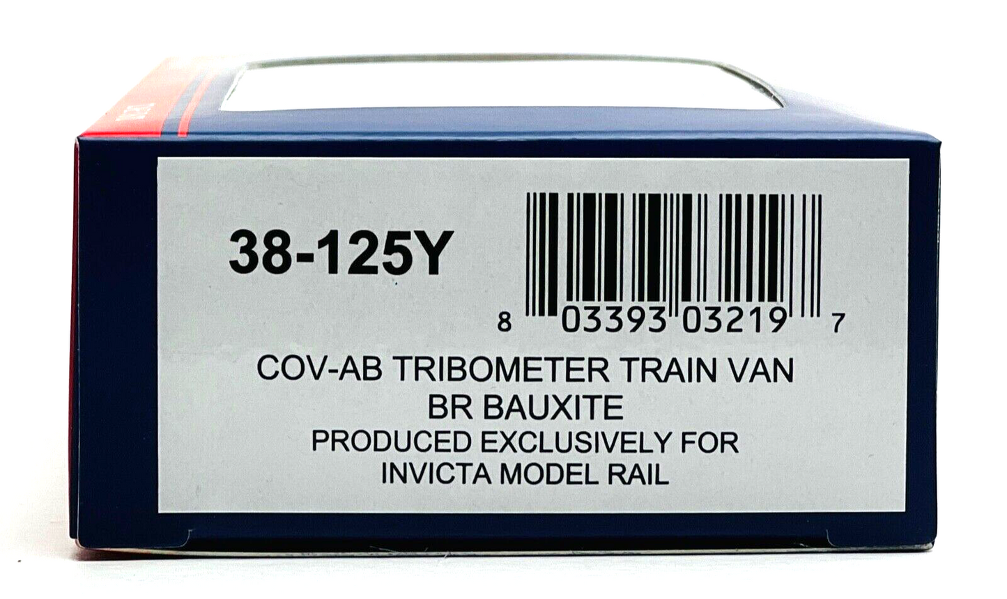 BACHMANN 00 GAUGE - 38-125Y - COV-AB TRIBOMETER TRAIN VAN BR BAUXITE (INVICTA)