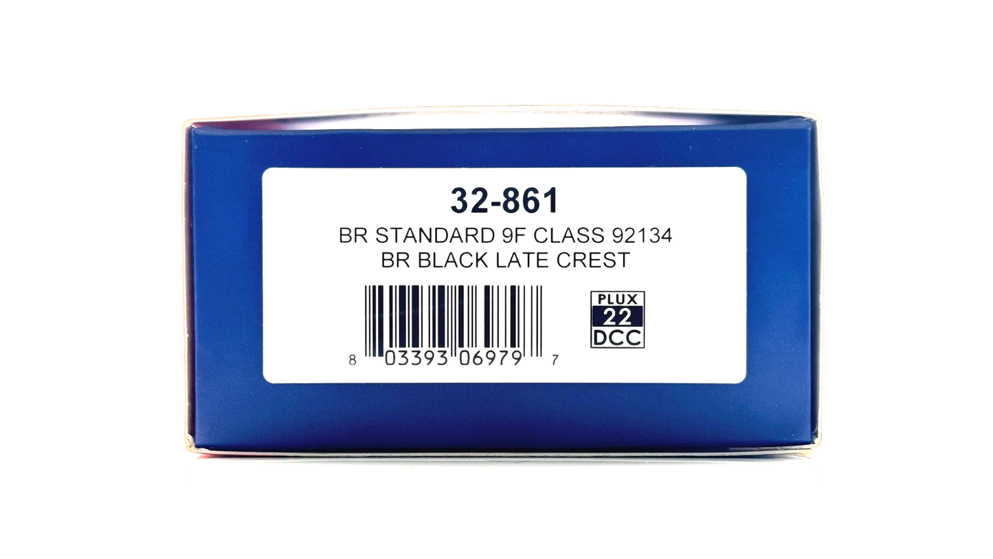 BACHMANN 00 GAUGE - 32-861 - BR STANDARD 9F CLASS 92134 BR BLACK LATE CREST