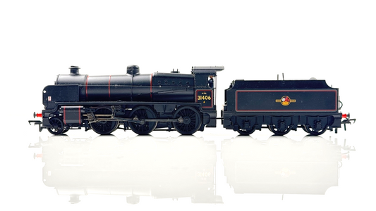 BACHMANN 00 GAUGE - 32-164 - N CLASS 31406 BR LINED BLACK LATE CREST - BOXED