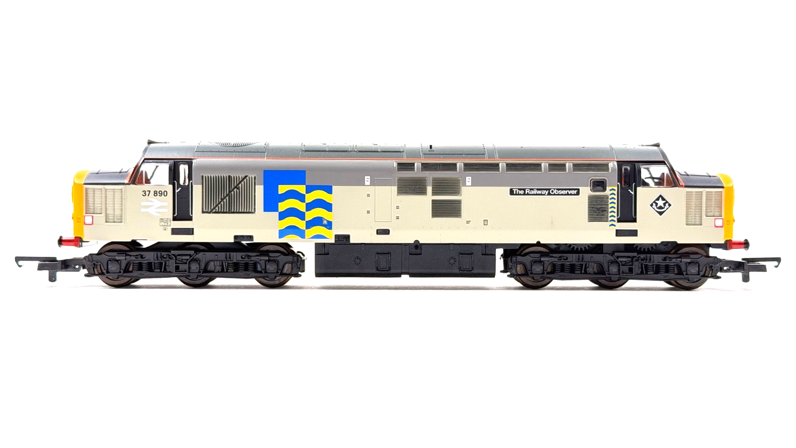 LIMA 00 GAUGE - L205034 - CLASS 37 37890 RAILFREIGHT THE RAILWAY OBSERVER BOXED