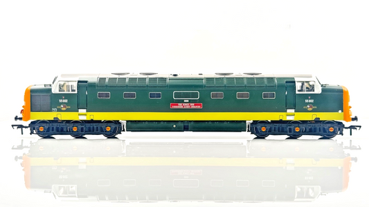 BACHMANN 00 GAUGE - 32-525A - CLASS 55 DELTIC 55002 KOYLI BR TWO TONE GREEN