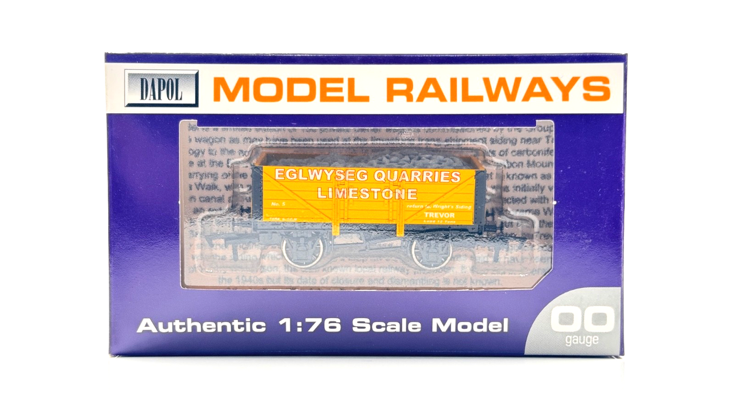 DAPOL 00 GAUGE - EGLWYSEG QUARRIES LIMESTONE WAGON TREVOR NO.5 (LIMITED EDITION)