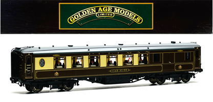 GOLDEN AGE MODELS 00 GAUGE - 2-F 2ND CLASS 'CAR NO.55' BRASS PULLMAN COACH