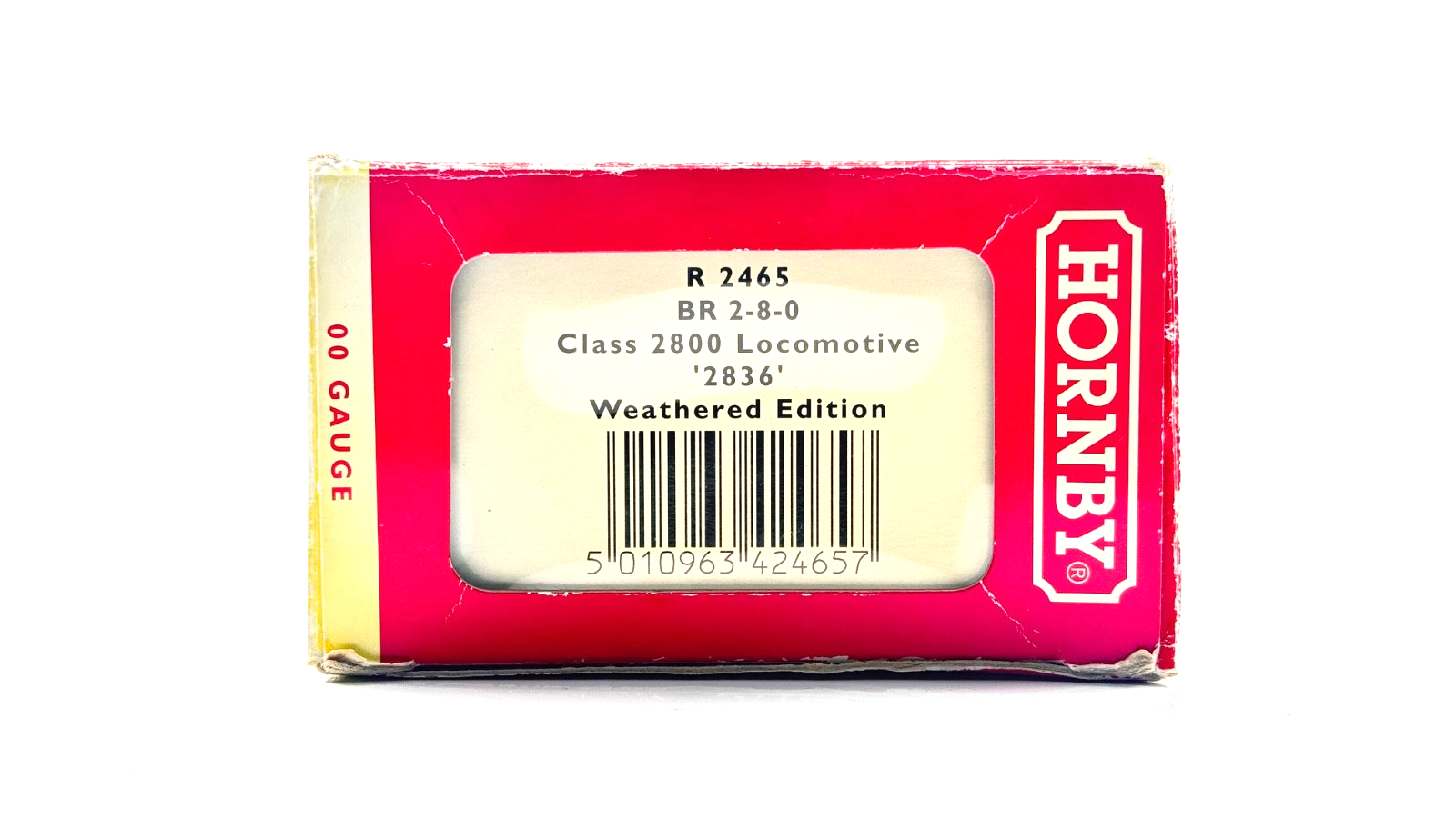 HORNBY 00 GAUGE - R2465 - BR BLACK 2-8-0 CLASS 2800 LOCOMOTIVE 2836 WEATHERED