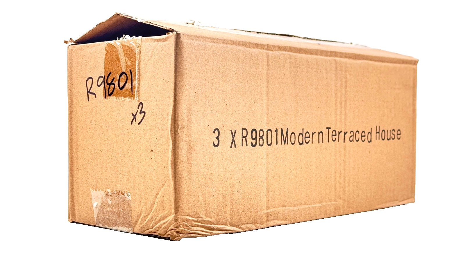 HORNBY 00 GAUGE SKALEDALE - R9801 - MODERN TERRACE HOUSE - NEW BOXED X 3