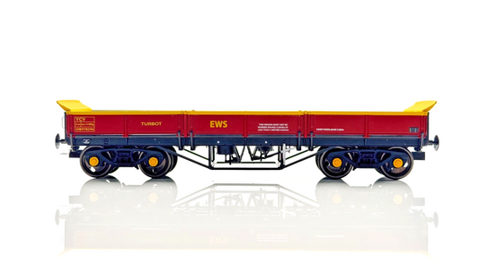 DAPOL 00 GAUGE - TURBOT BOGIE BALLAST WAGON EWS MAROON DB978396 (INC BOX)