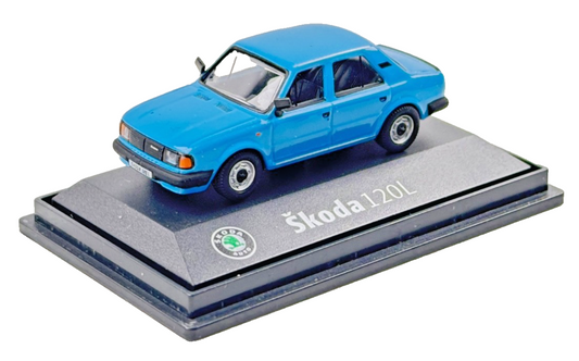 ABREX 1/72 SCALE - SKODA 120L SALOON CAR LIGHT BLUE - BOXED