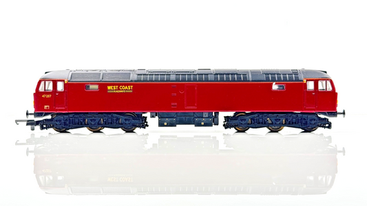 LIMA 00 GAUGE - CLASS 47 DIESEL WEST COAST RAILWAYS MAROON WCR 47237 - UNBOXED