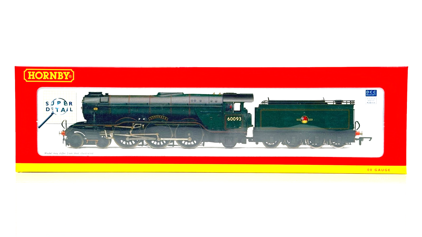 HORNBY 00 GAUGE - R3013 - BR 4-6-2 CLASS A3 LOCOMOTIVE 60093 'CORONACH' BOXED