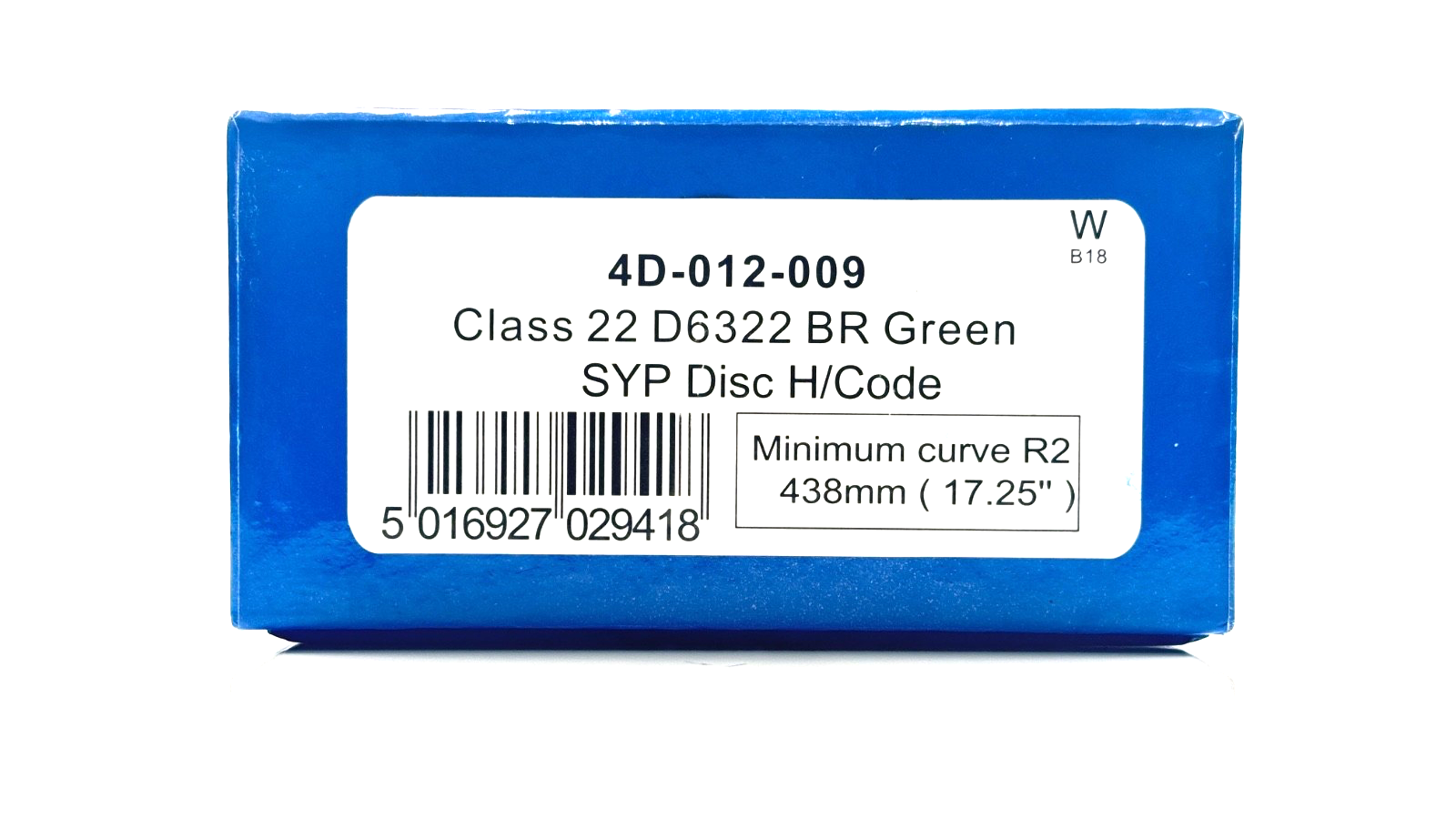 DAPOL 00 GAUGE - 4D-012-009 - CLASS 22 DIESEL D6322 BR GREEN SMALL YELLOW PANEL