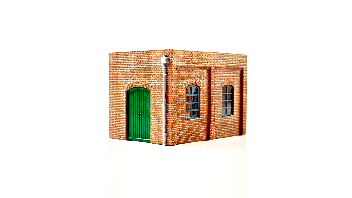 BACHMANN SCENECRAFT 00 GAUGE - 44-059 - BOILER HOUSE - UNBOXED