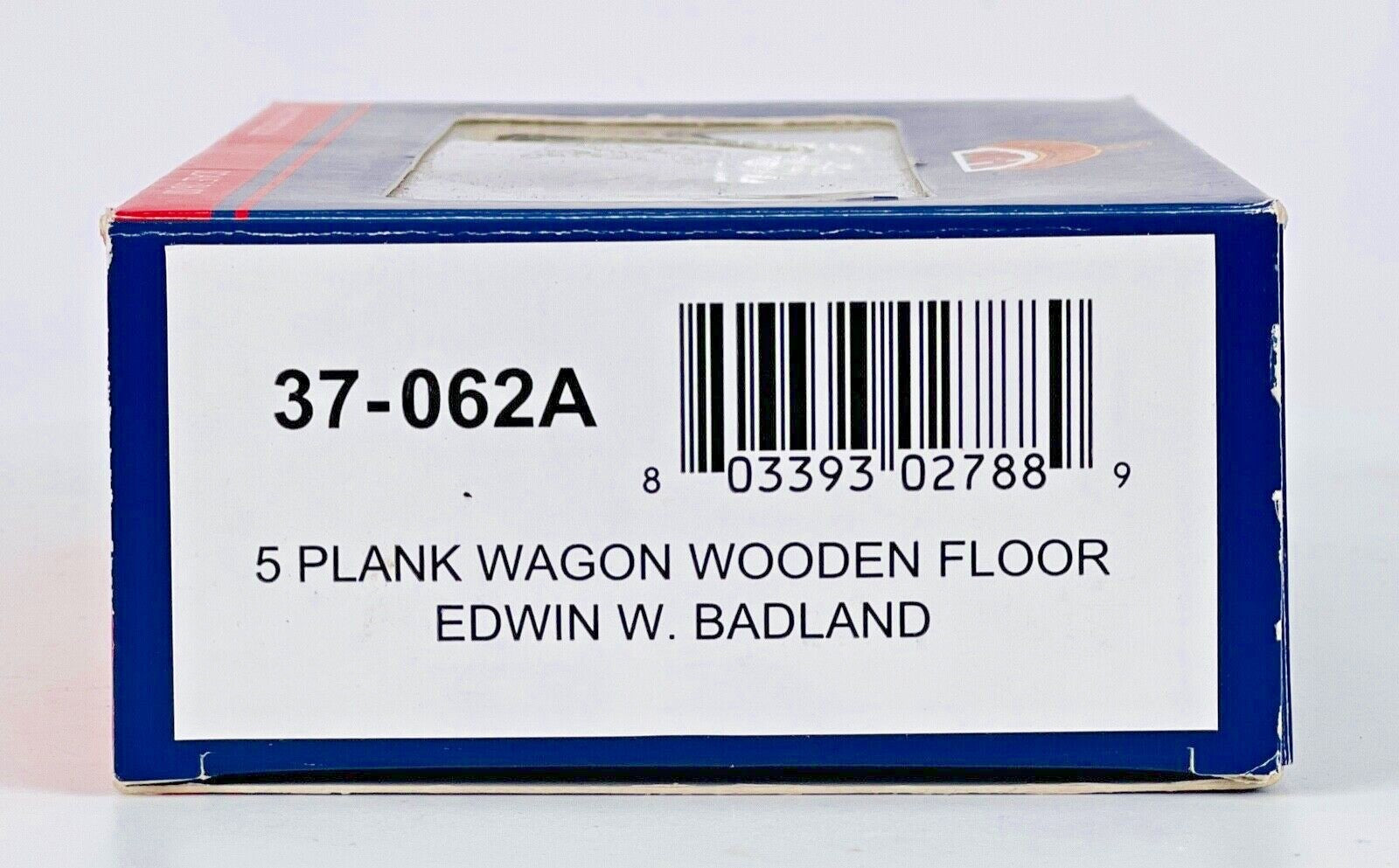 BACHMANN 00 GAUGE - 37-062A - 5 PLANK WAGON WOODEN FLOOR 'EDWIN W BADLAND' TMC