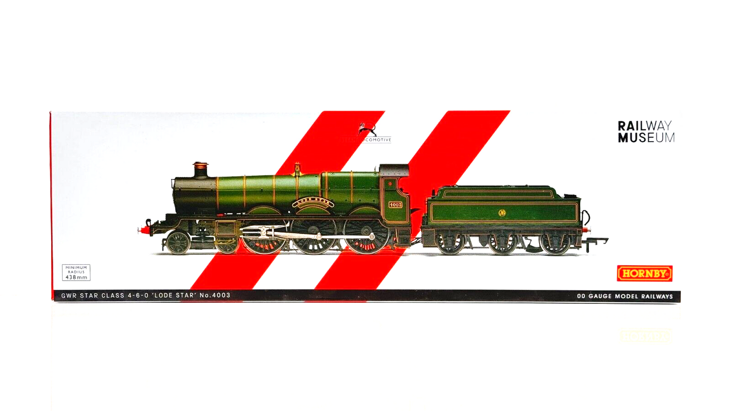 HORNBY 00 GAUGE - R3864 - GWR STAR CLASS 4-6-0 'LODE STAR' NO.4003 - BOXED