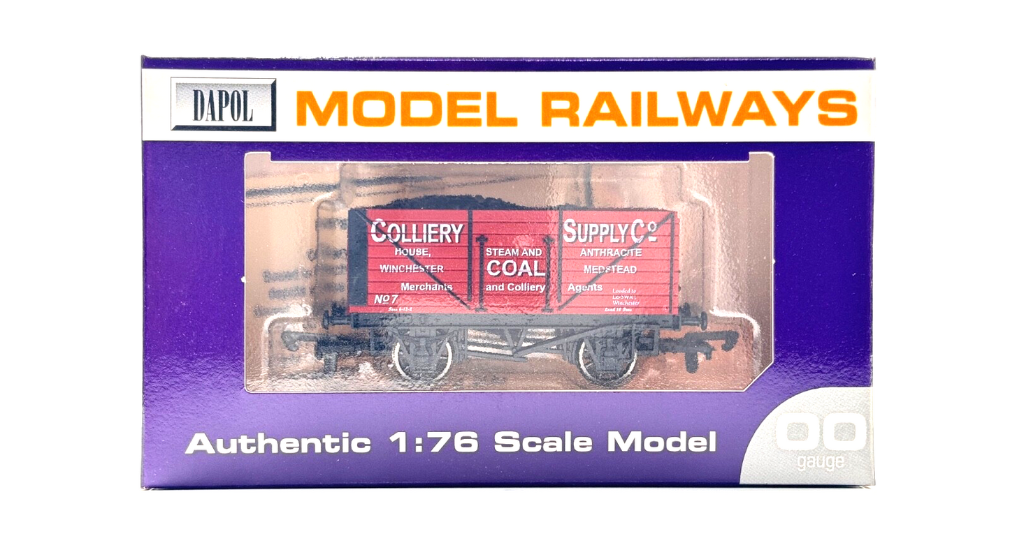 DAPOL 00 GAUGE - COLLIERY SUPPLY CO WINCHESTER MEDSTEAD NO.7 (LIMITED EDITION)