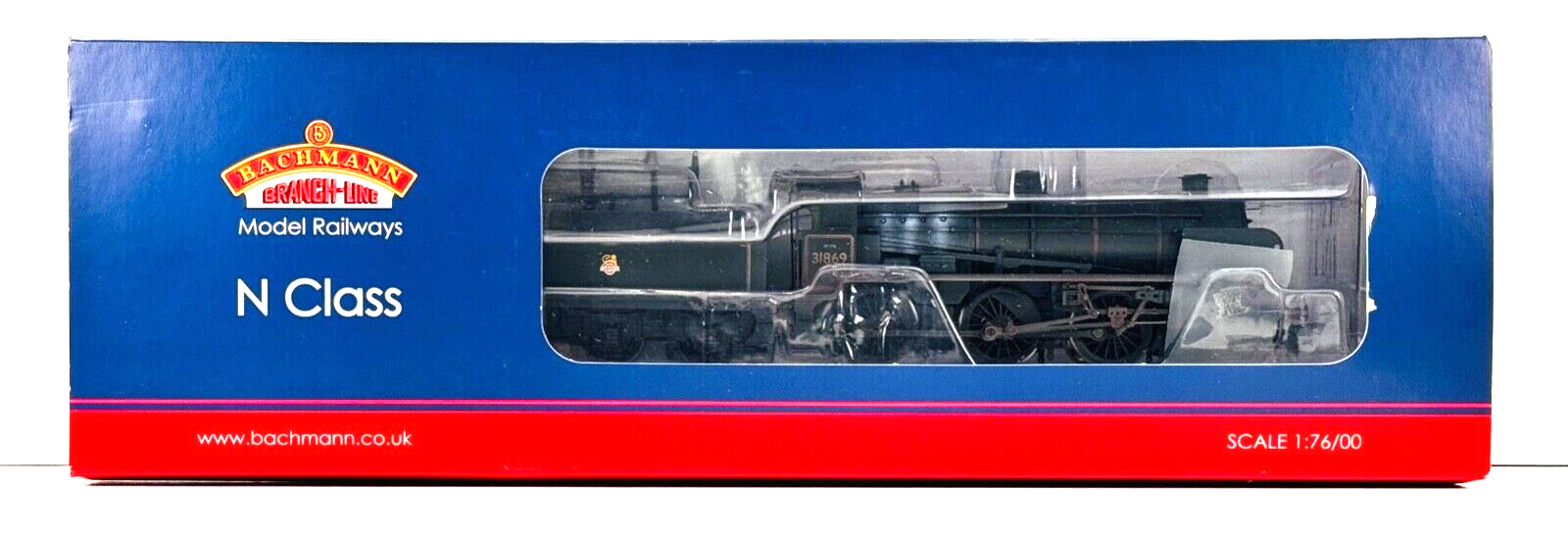 BACHMANN 00 GAUGE - 32-165 - N CLASS 31869 BR BLACK EARLY EMBLEM - DCC READY