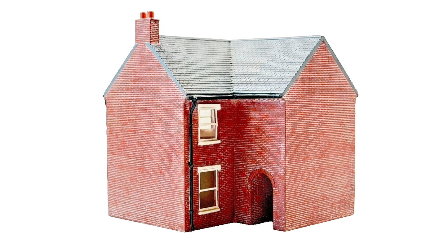 HORNBY 00 GAUGE SKALEDALE - R8623 - CORNER TERRACE OFF LICENCE UNBOXED