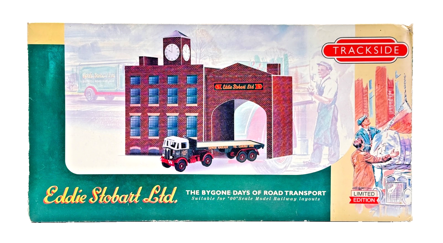 LLEDO TRACKSIDE 1/76 ES1002 - 2 PIECE TIN PLATE DEPOT & AEC PLATFORM TRAILER NQP