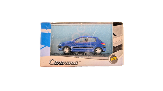 CARARAMA 1/72 SCALE - PEUGEOT 206 BLUE - BOXED