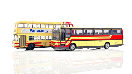 EFE/EQUIVALENT 1/76 SCALE - 2 X BUSES BRIGHTON & HOVE COACH / DOUBLE DECKER UB