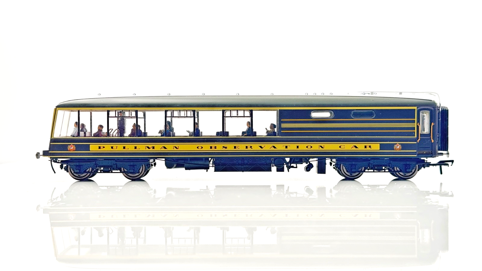 HORNBY 00 GAUGE - R4437 - DEVON BELLE PULLMAN OBSERVATION CAR WITH PASSENGERS