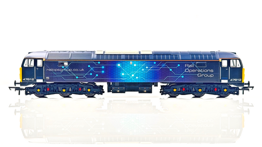 HORNBY 00 GAUGE - R30046 - CLASS 47 DIESEL ROG RAIL OPERATIONS GROUP 47812 BOXED