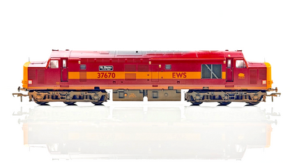 BACHMANN 00 GAUGE - 32-381Z - CLASS 37 DIESEL 37670 EWS ST BLAZEY T&RS - BOXED
