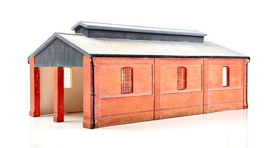 HORNBY 00 GAUGE SKALEDALE - R9780 - LARGE TWO ROAD LOCOMOTIVE SHED - UNBOXED