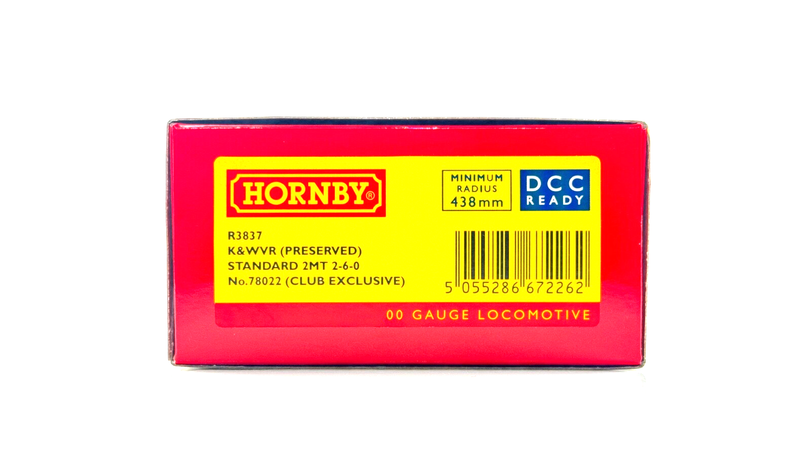 HORNBY 00 GAUGE - R3837 - K&WVR (PRESERVED) 2MT 2-6-0 NO.78022 CLUB LOCO BOXED