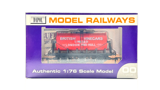DAPOL 00 GAUGE - BRITISH VINEGARS LONDON HULL TANKER T.12 (LIMITED EDITION)