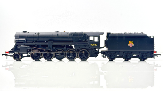 HORNBY 00 GAUGE - R3273 - BR BLACK CLASS 9F CROSTI BOILER LOCOMOTIVE 92027 BOXED