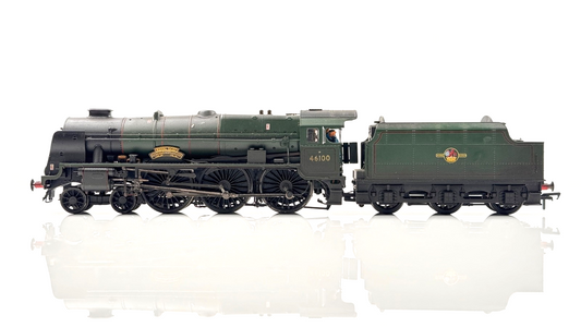 HORNBY 00 GAUGE - BR GREEN 4-6-0 ROYAL SCOT LOCOMOTIVE 46100 - UNBOXED
