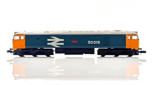 GRAHAM FARISH N GAUGE - CLASS 50 LARGE LOGO 50015 VALIANT RENAMED RENUMBERED