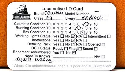 OO WORKS KIT BUILT 00 GAUGE - BR BLACK 0-6-2 E4 LOCOMOTIVE '32503' BOXED