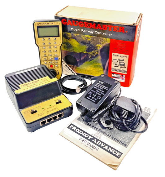 GAUGEMASTER 00/HO/N GAUGE - DCC02 DIGITAL PRODIGY ADVANCE CONTROLLER USED BOXED