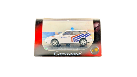 CARARAMA 1/72 SCALE - ALFA ROMEO 156 ESTATE POLITIE POLICE CAR - BOXED