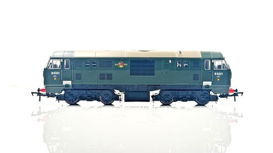 DAPOL 00 GAUGE - 4D-012-007 - CLASS 22 DIESEL D6321 BR GREEN SMALL YELLOW PANEL