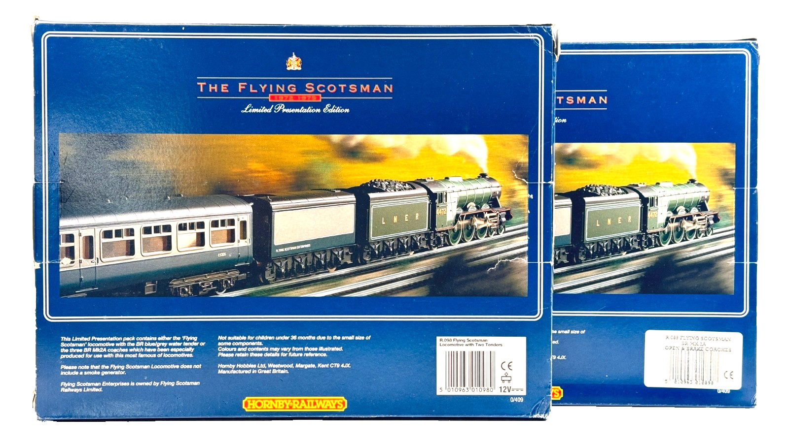 HORNBY 00 GAUGE - R089/R098 - LNER 4-6-2 APPLE GREEN FLYING SCOTSMAN ENTERPRISES