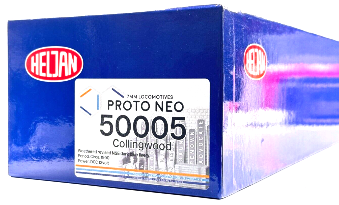 HELJAN O GAUGE - CLASS 50 DIESEL 50005 NETWORK SOUTHEAST COLLINGWOOD (PROTO NEO)