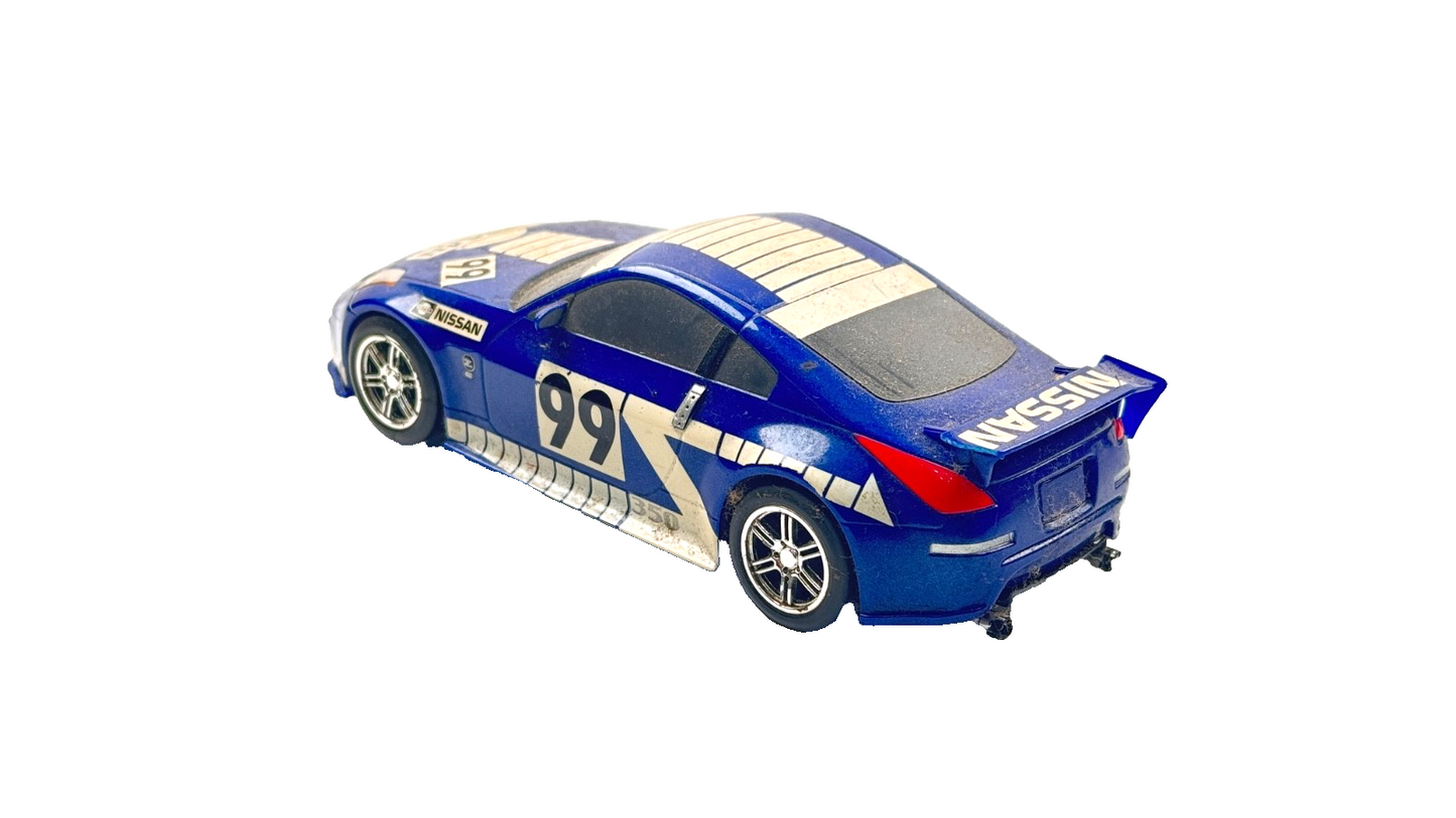 SCALEXTRIC 1/32 SCALE - NISSAN 350Z NO.99 BLUE DRIFT CAR - UNBOXED