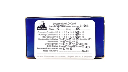 BACHMANN 00 GAUGE - 31-565 - CLASS V2 60862 BR GREEN LATE CREST - DCC FITTED