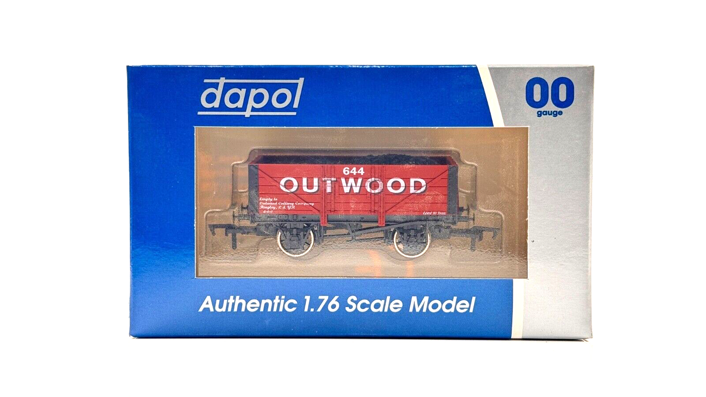 DAPOL 00 GAUGE - OUTWOOD COLLIERY COMPANY WAGON NO.644 (LIMITED EDITION)